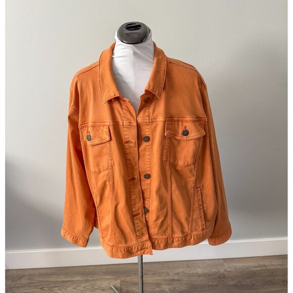 Ana Camel Color Jean Jacket - Picture 1 of 8